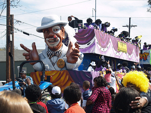 The Big Shot float is an iconic part of the Zulu parade on Fat Tuesday. (Photo courtesy Flickr user Bart Everson)