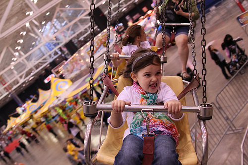 NOLA Christmasfest features carnival rides and activities for all ages inside the New Orleans Convention Center. (Photo courtesy NOLA Christmasfest)