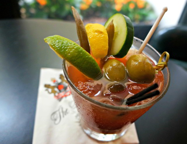 Get your tomato fix at the Carousel Bar inside Hotel Monteleone with Marvin Allen's Signature Blend Bloody Mary.