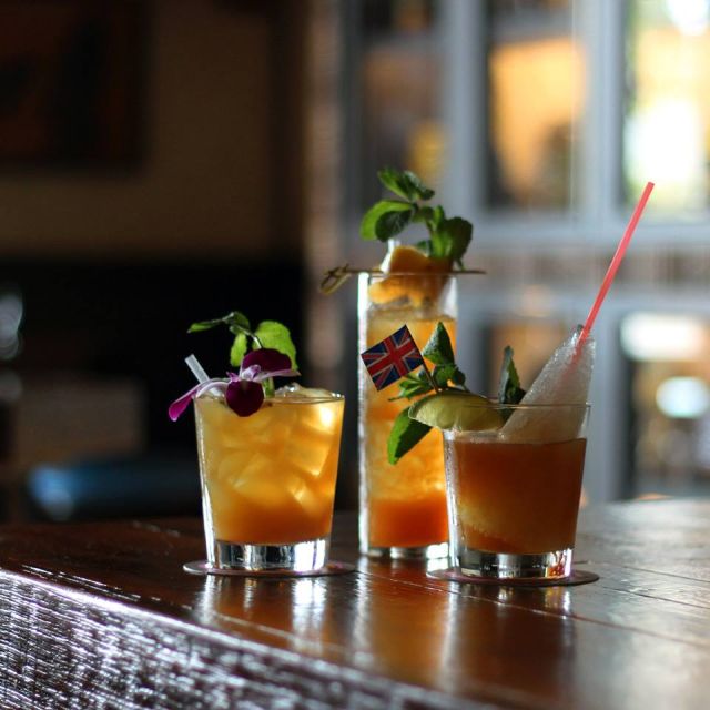 Enjoy a classic tiki cocktail like the Mai Tai, Zombie or Navy Grog at Latitude 29.