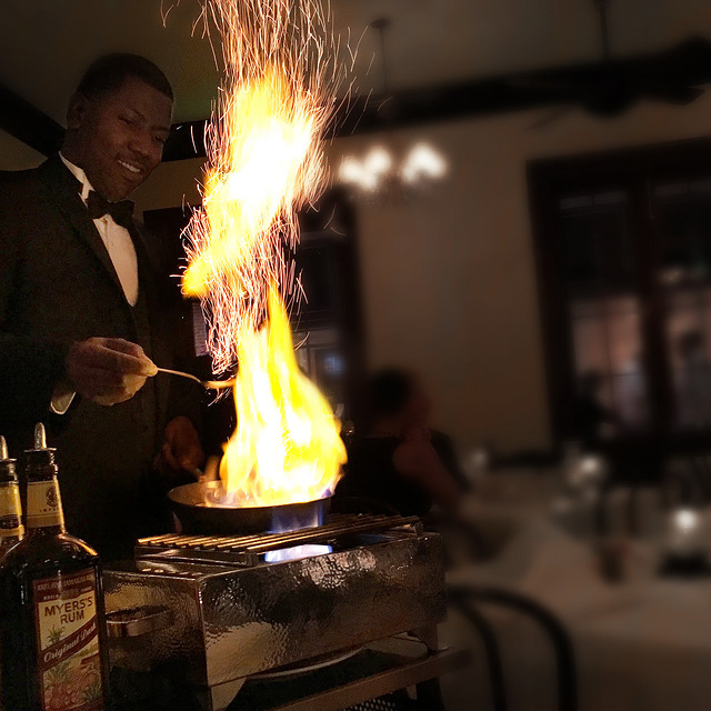 Order the Bananas Foster and your dessert will be prepared tableside at Arnaud's Restaurant in the French Quarter. (Photo: Jessica Dillree)