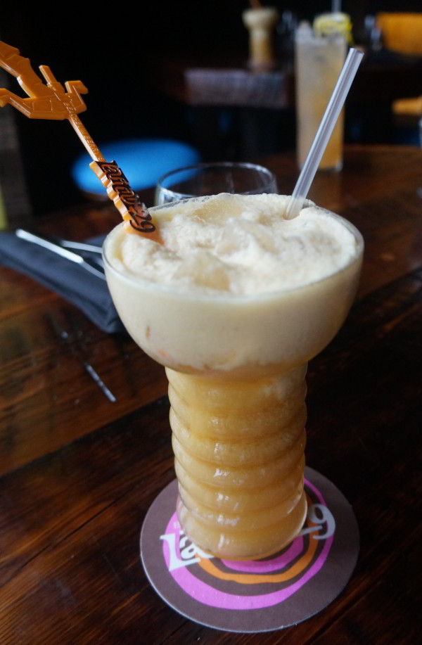 The Pontchartrain Pearl Diver is an inspired “iced buttered rum” tiki cocktail, found at Latitude 29 bar and restaurant, inside Bienville House Hotel in the French Quarter of New Orleans.